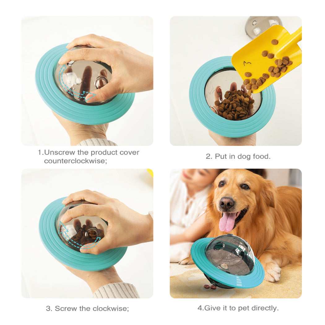 Dog Planet Juguete dispensador de premios para perros ansiosos