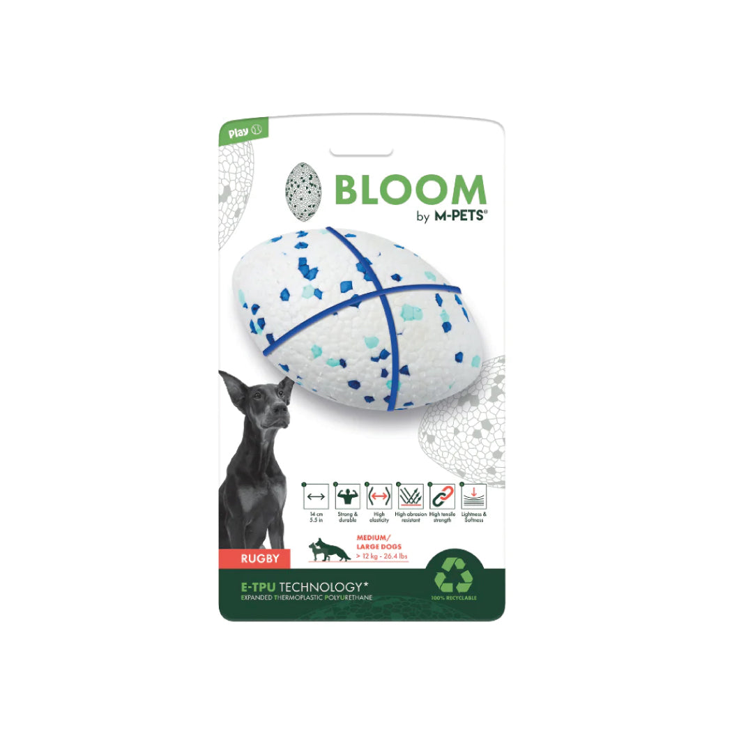 BLOOM RUGBY BLUE & WHITE