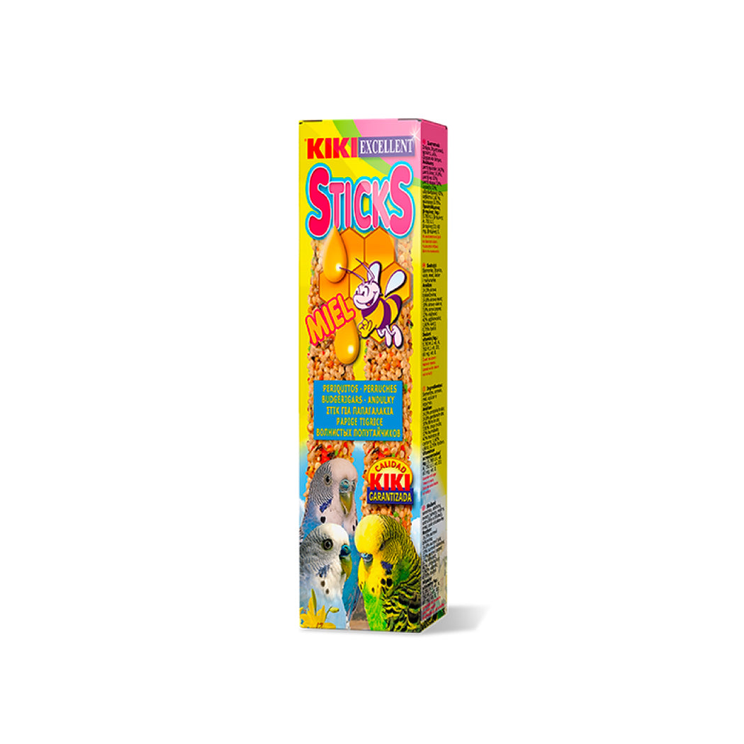 Kiki Sticks para periquitos con miel