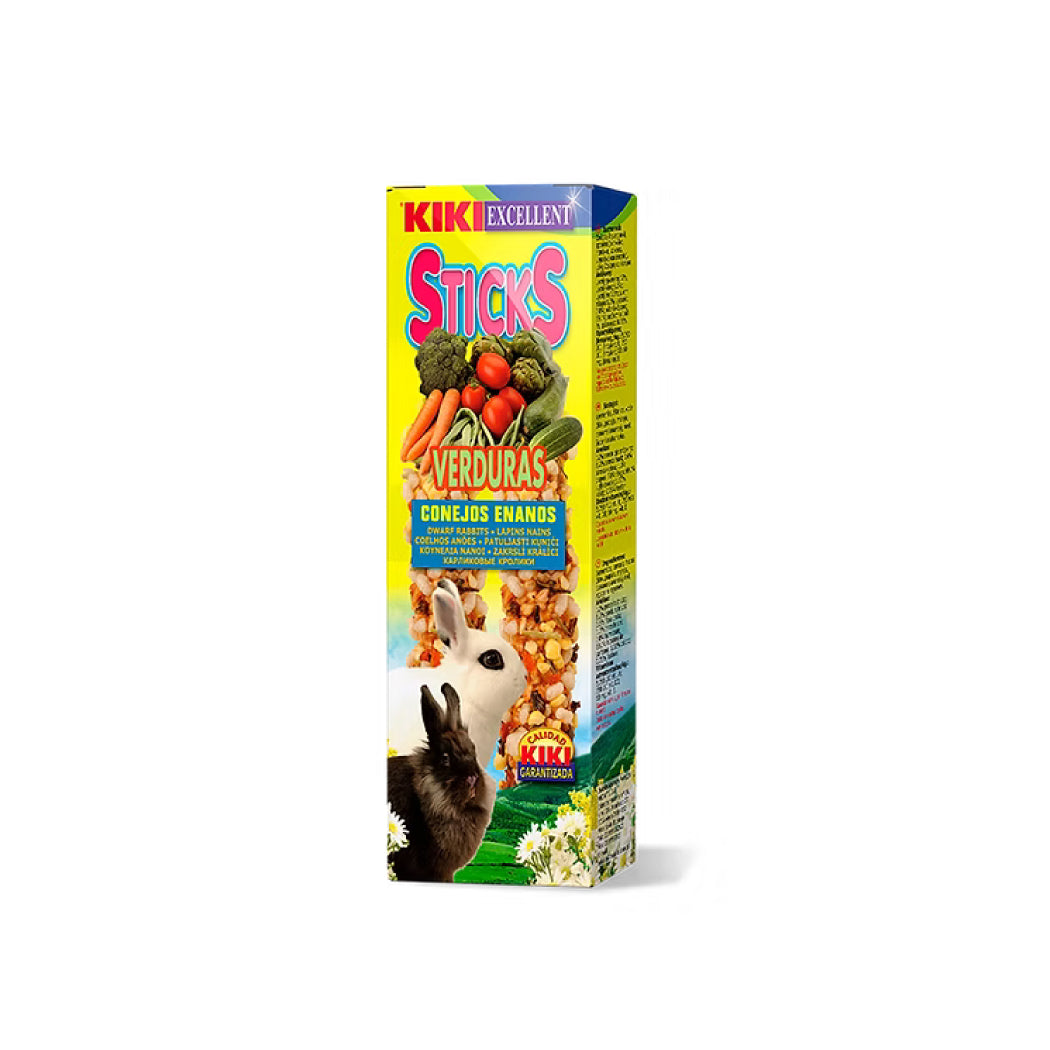 Kiki sticks de verduras para conejos enanos 60g