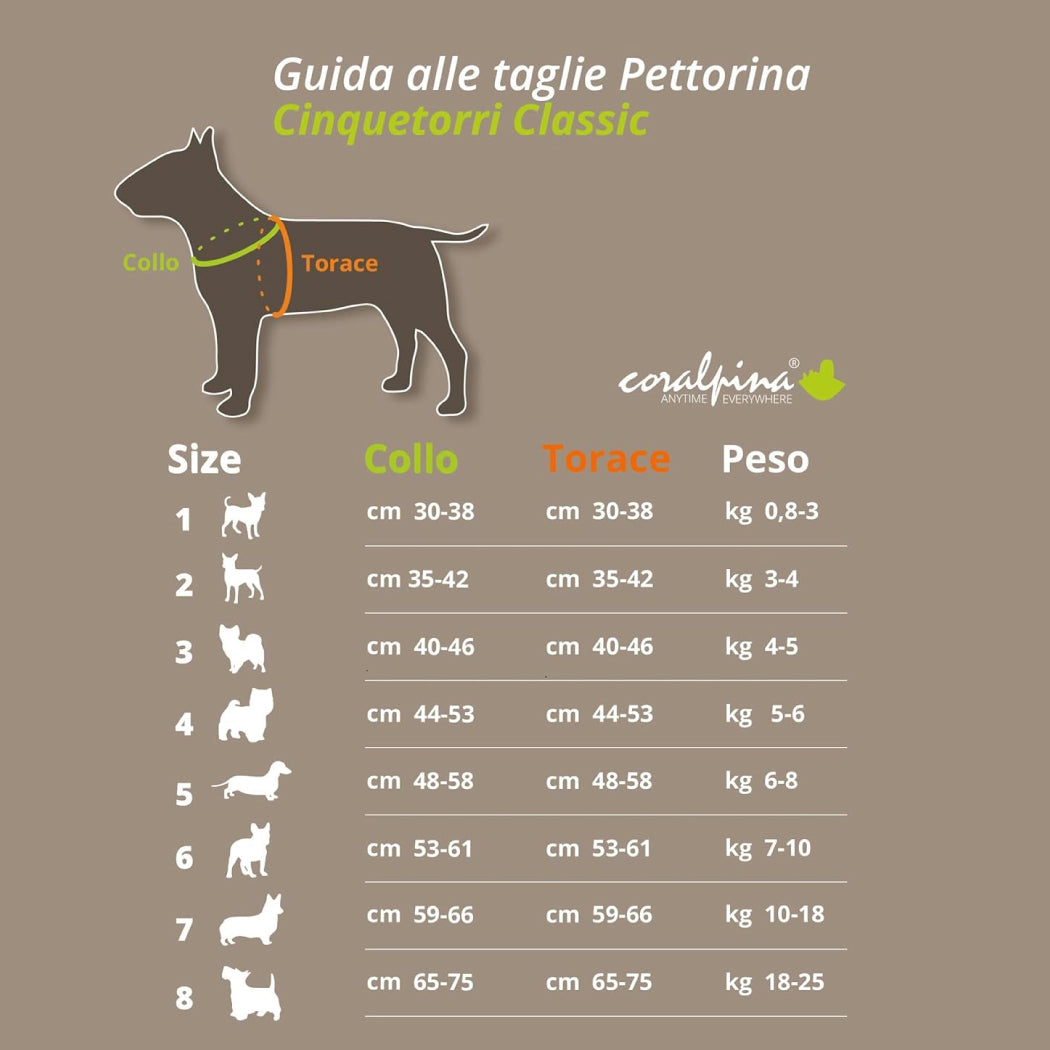 Arnés Cinquetorri para perros