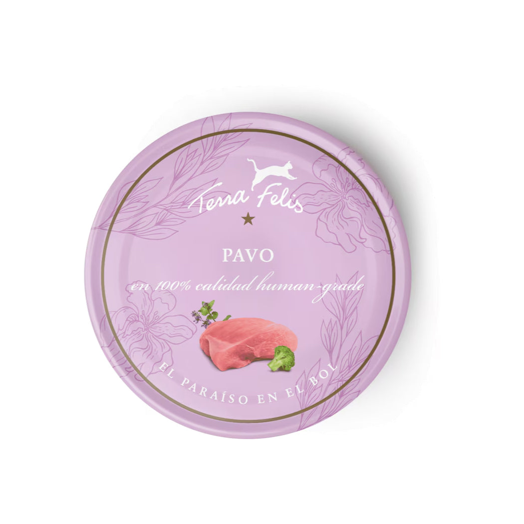Terra Felis Gato Adulto Pavo 80g