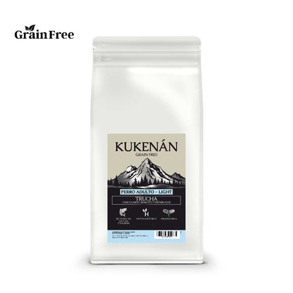 Kukenán Dog Adult Light Trucha con Salmón, Boniato y Espárragos