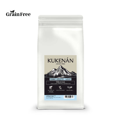 PIENSO GRAIN FREE TRUCHA CON SALMÓN, BONIATO Y ESPÁRRAGOS KUKENÁN