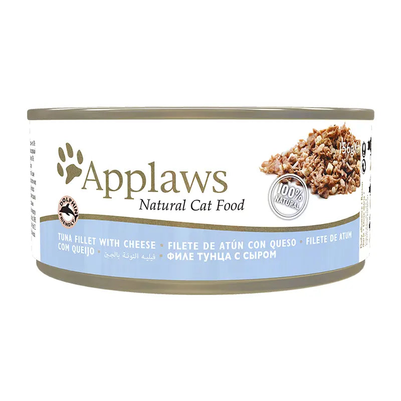 APPLAWS CAT LATA ATUN CON QUESO 24X156GR