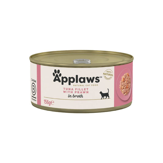 APPLAWS CAT LATA ATUN Y GAMBA 156GR