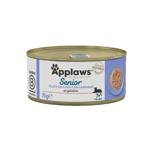 APPLAWS CAT SENIOR LATA ATUN Y SARDINA 70GR