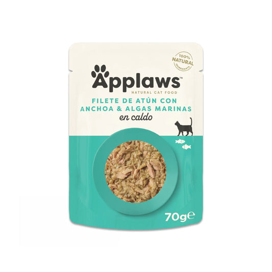 APPLAWS CAT SOBRE ATUN CON ANCHOA ENTERA 70GR
