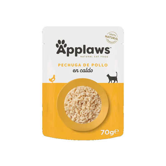 APPLAWS CAT SOBRE PECHUGA DE POLLO EN CALDO 70GR