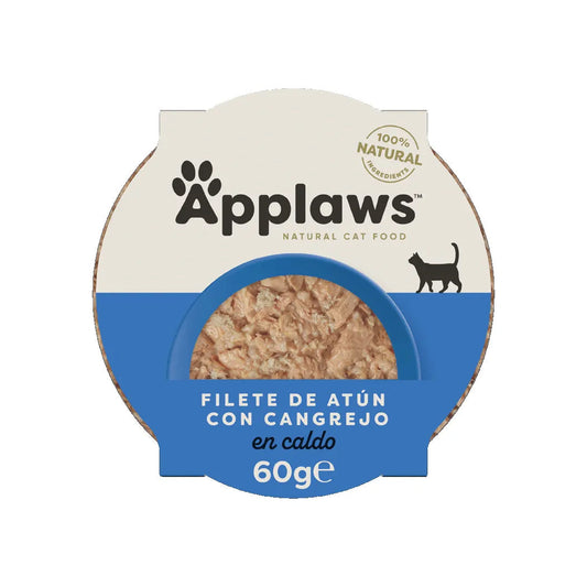 APPLAWS CAT TARRINA ATUN Y CANGREJO 60GR