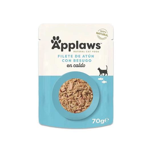 APPLAWS SOBRE GATO FILETES DE ATUN CON BESUGO 70G