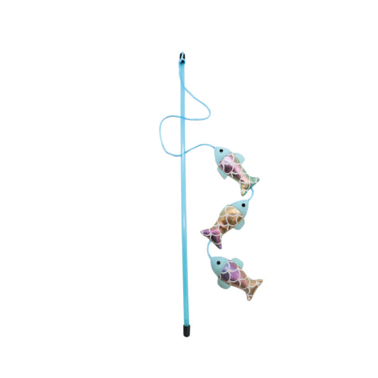 Varita para gatos lumifish 48cm