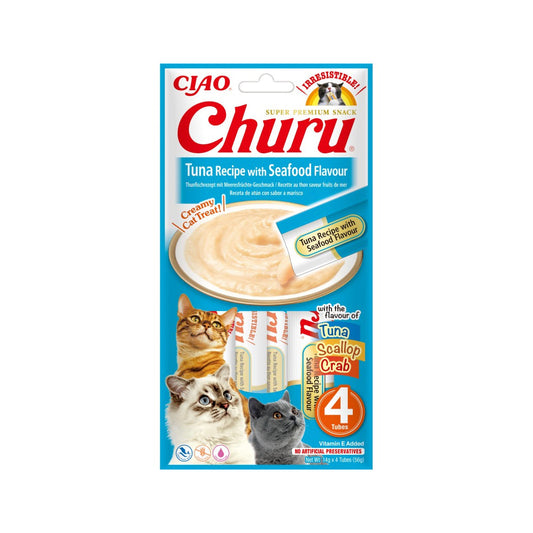 CHURU CAT ATUN CON MARISCO 4 X 14 GR