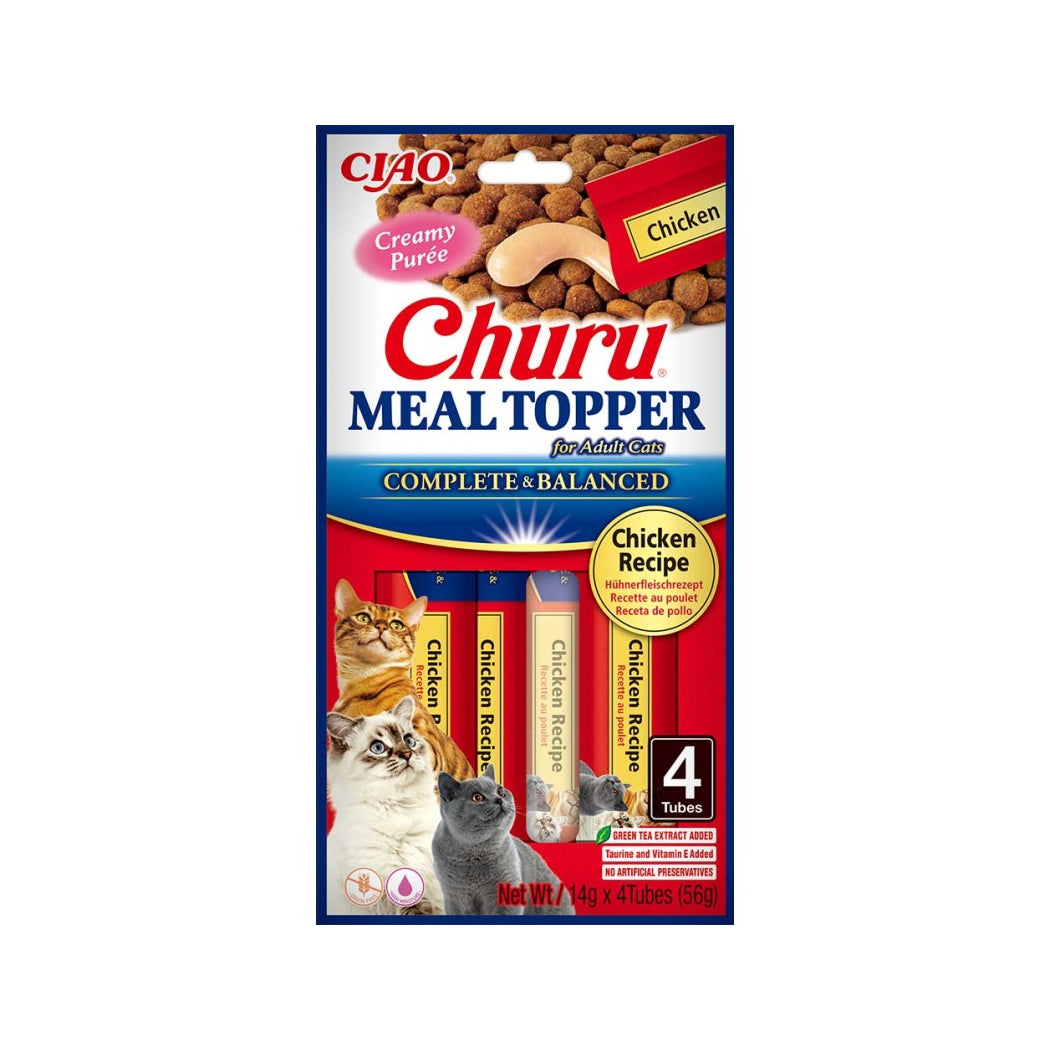 CHURU CAT MEAL TOPPER POLLO 4 X 14 GR