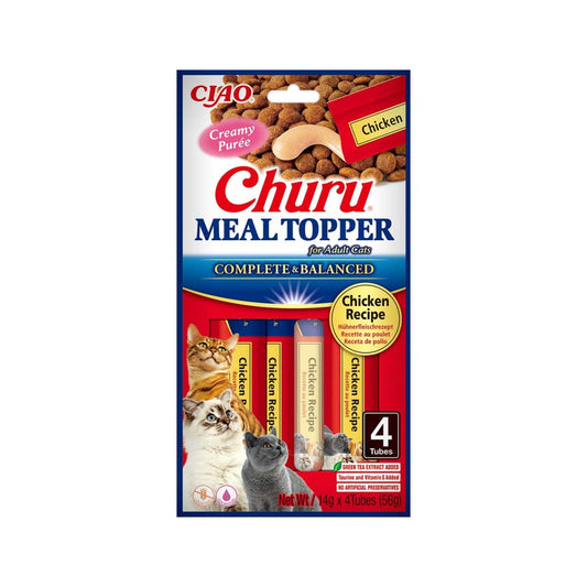 CHURU CAT MEAL TOPPER POLLO 4 X 14 GR