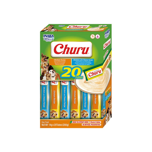 CHURU DOG VARIEDADES DE POLLO CAJA 20 X 12 GR EUD621
