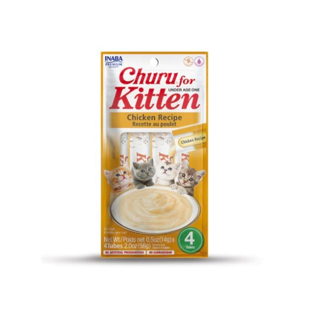 CHURU KITTEN RECETA DE POLLO 4 X 14GR