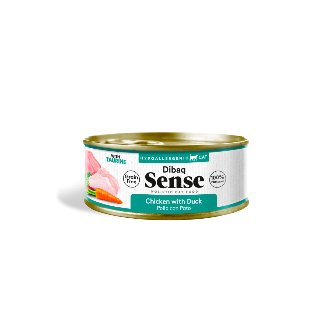 Dibaq Sense CAT Grain Free POLLO con PATO 70g