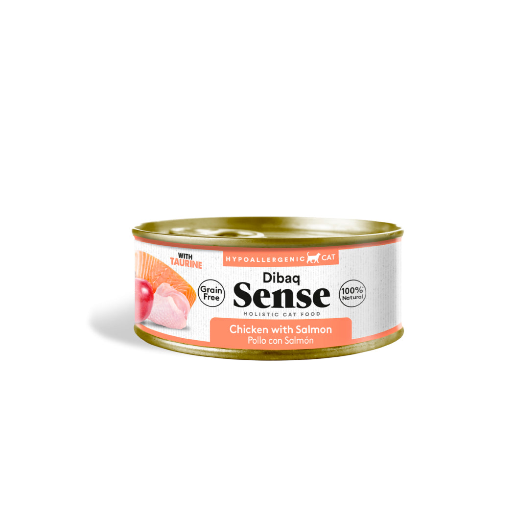 Dibaq Sense CAT Grain Free POLLO con SALMÓN 70g
