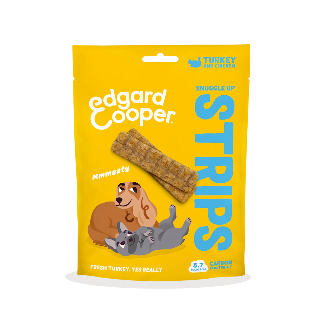Edgard & Cooper Tiras de Pavo y Pollo 75g