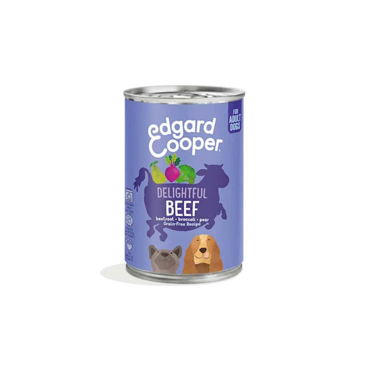 Edgard & Cooper lata perro Vacuno 400 g