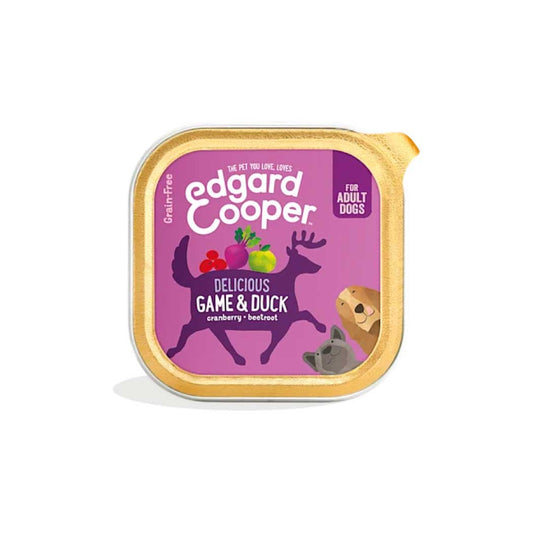 Edgard & Cooper tarrina con Venado y pato para perros