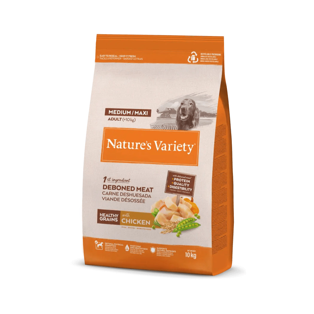HEALTHY GRAIN ADULT MED/MAXI POLLO