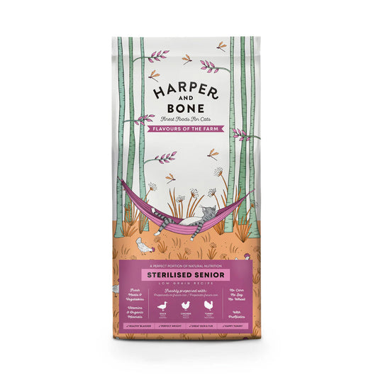 Harper & Bone Cat Senior Sterilised Flavours Farm