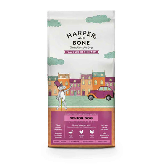 Harper and Bone Adult Dog Senior Flavours of the Farm