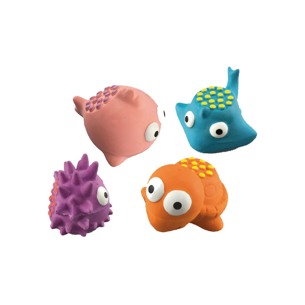 Juguete de látex animales marinos surtidos 5-6 cm