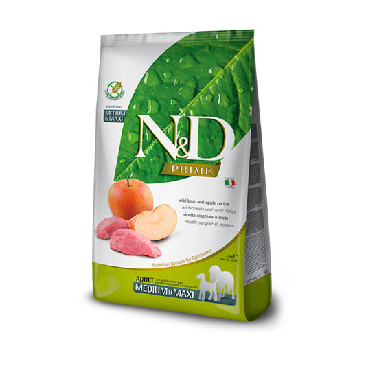 N&D Prime Medium & Maxi con jabalí y manzana
