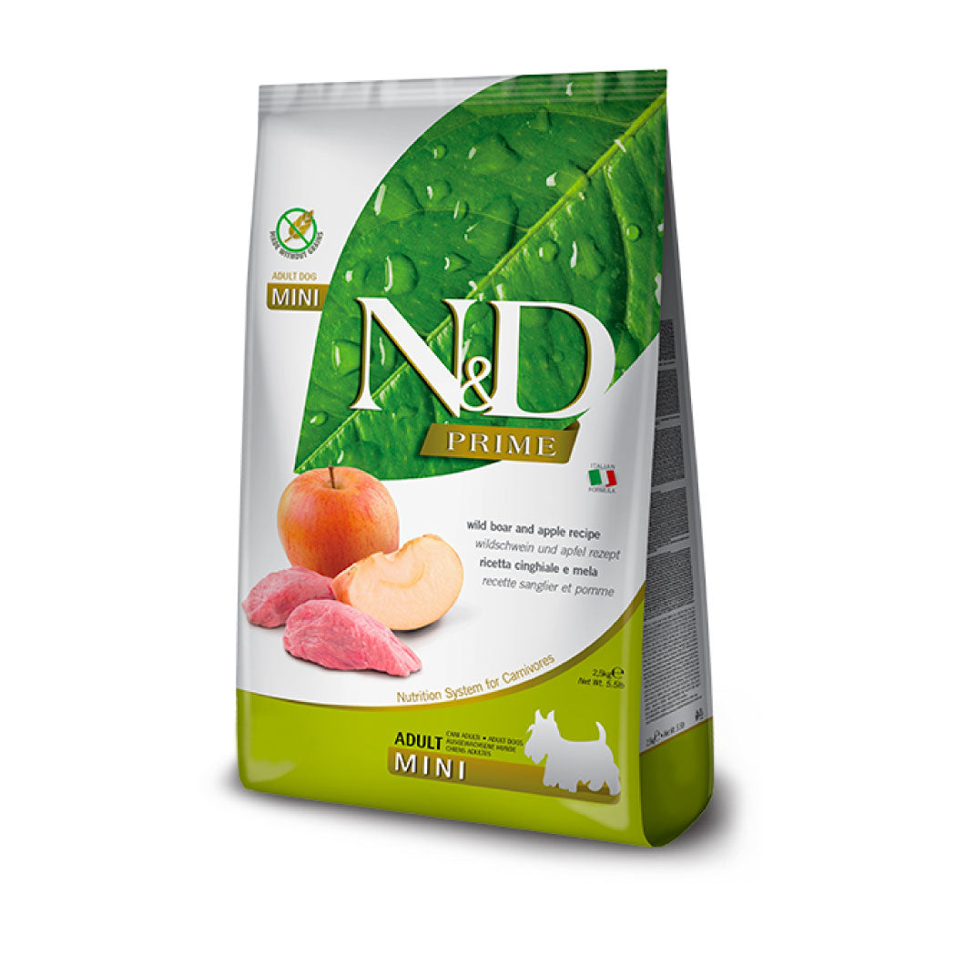 N&D Prime Mini con jabalí y manzana