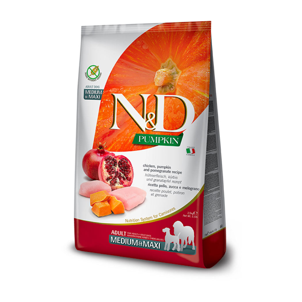 N&D Pumpkin Medium & Maxi con pollo y granada