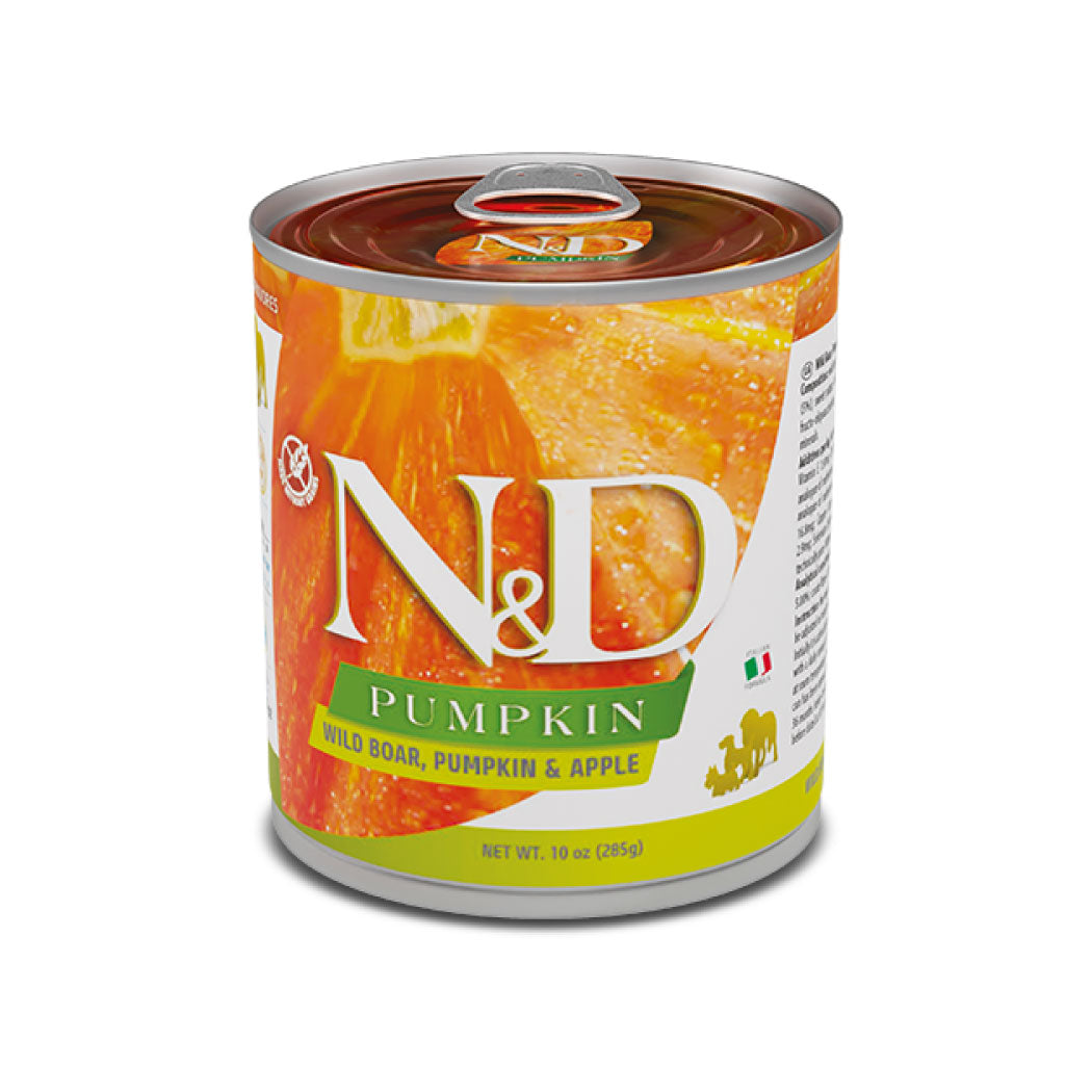 N&D Pumpkin · Wild boar, pumpkin & apple 285g