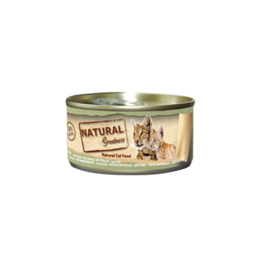 Natural Greatness CAT PECHUGA DE POLLO PARA GATITOS 70g