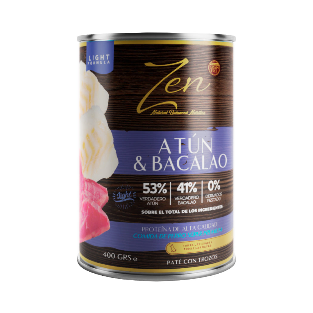 Zen Paté con trozos de Atún y Bacalao 400g