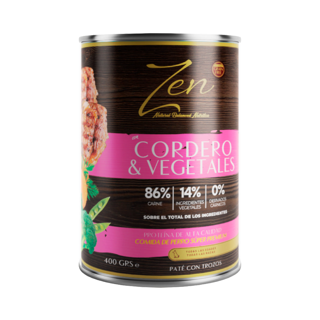 Paté con trozos de Cordero y Vegetales 400g