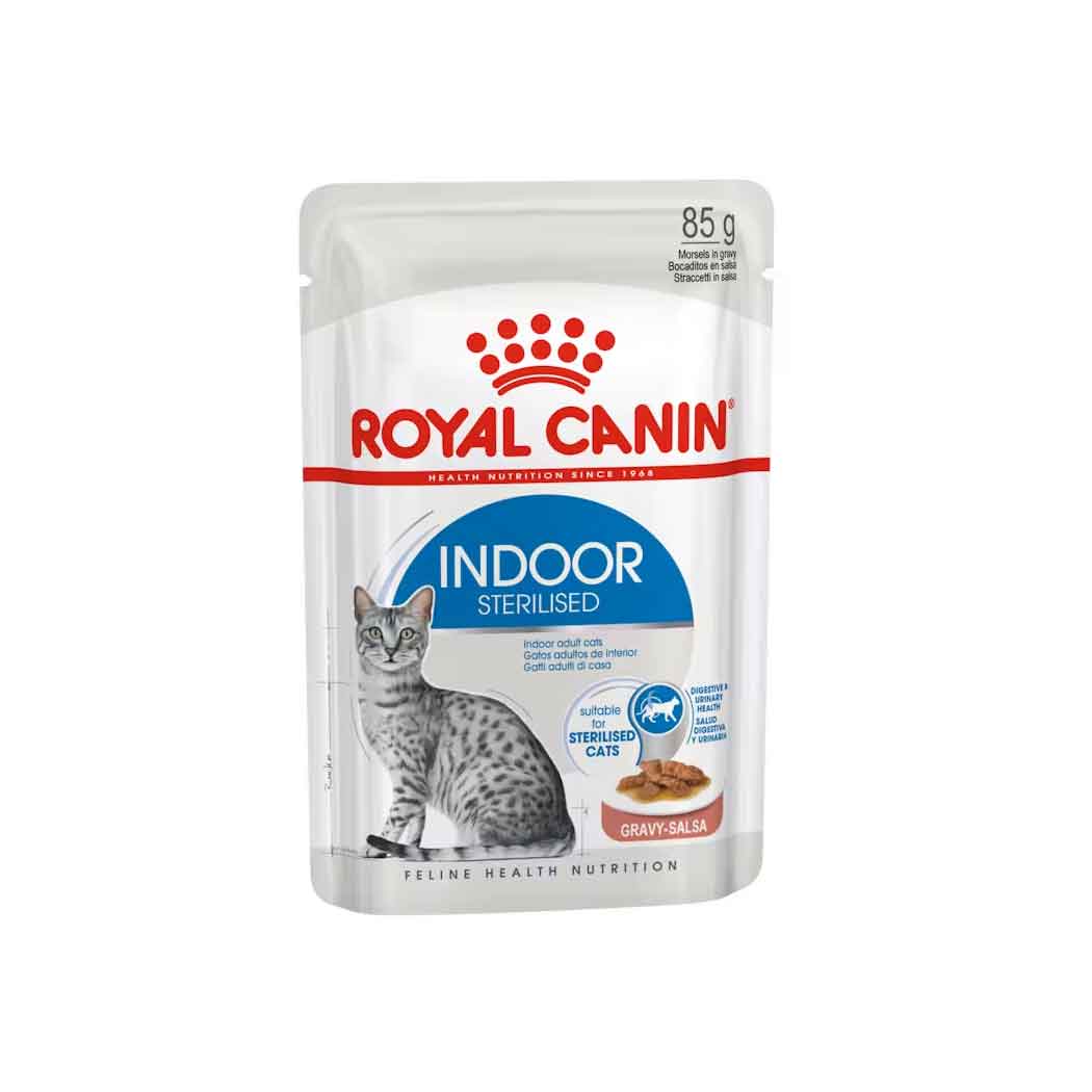 Royal Canin húmedo Indoor Sterilized Morsels in Gravy 85g