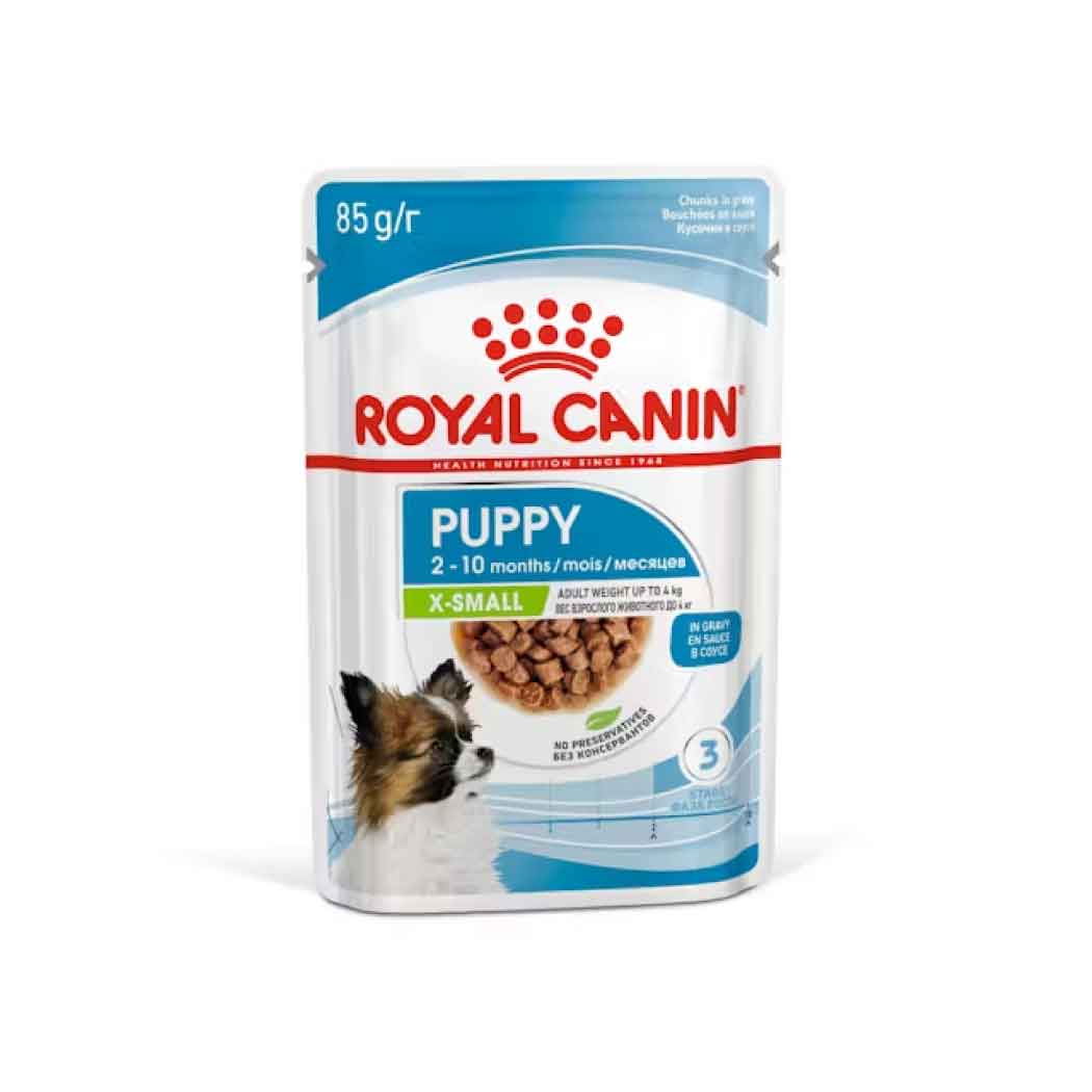 Royal Canin húmedo X-SMALL PUPPY EN SALSA 85g