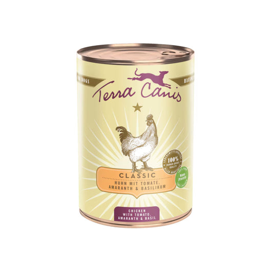 Terra Canis Classic Pollo con tomate, amaranto y albahaca 400g