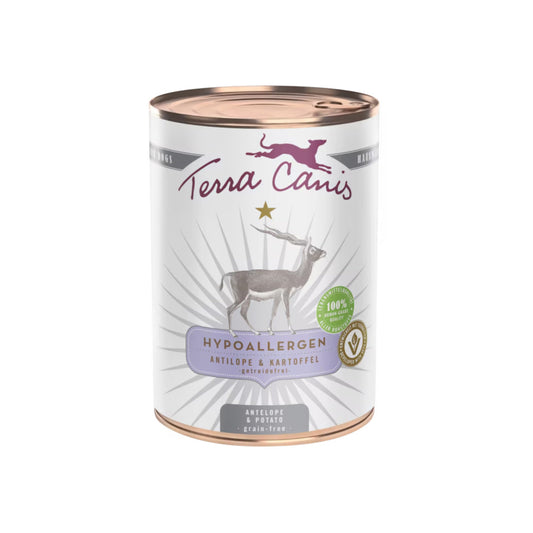 Terra Canis Hypoallergenic Antílope con patata 400g