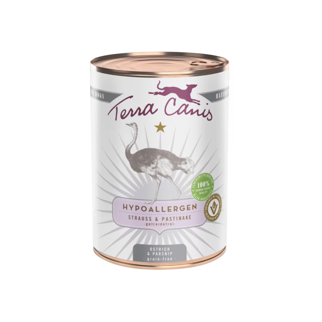 Terra Canis Hypoallergenic Avestruz con chirivía 400g