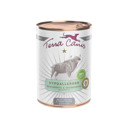 Terra Canis Hypoallergenic Búfalo de agua con batata 400g