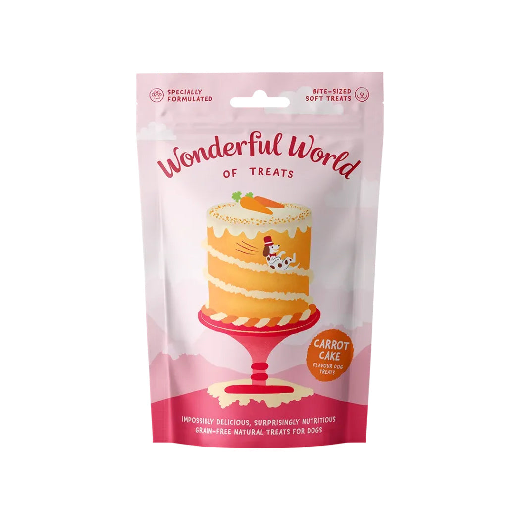 Wonderful World Snack para perros adultos tarta de zanahoria 50g