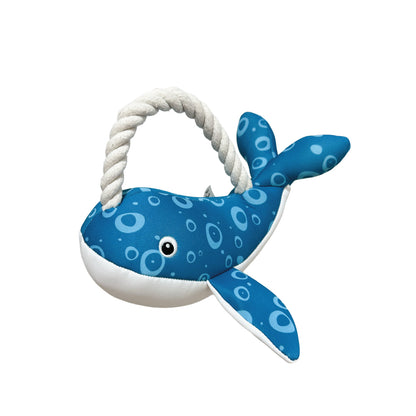 DOG TOY FLOATING WHALE 25cm