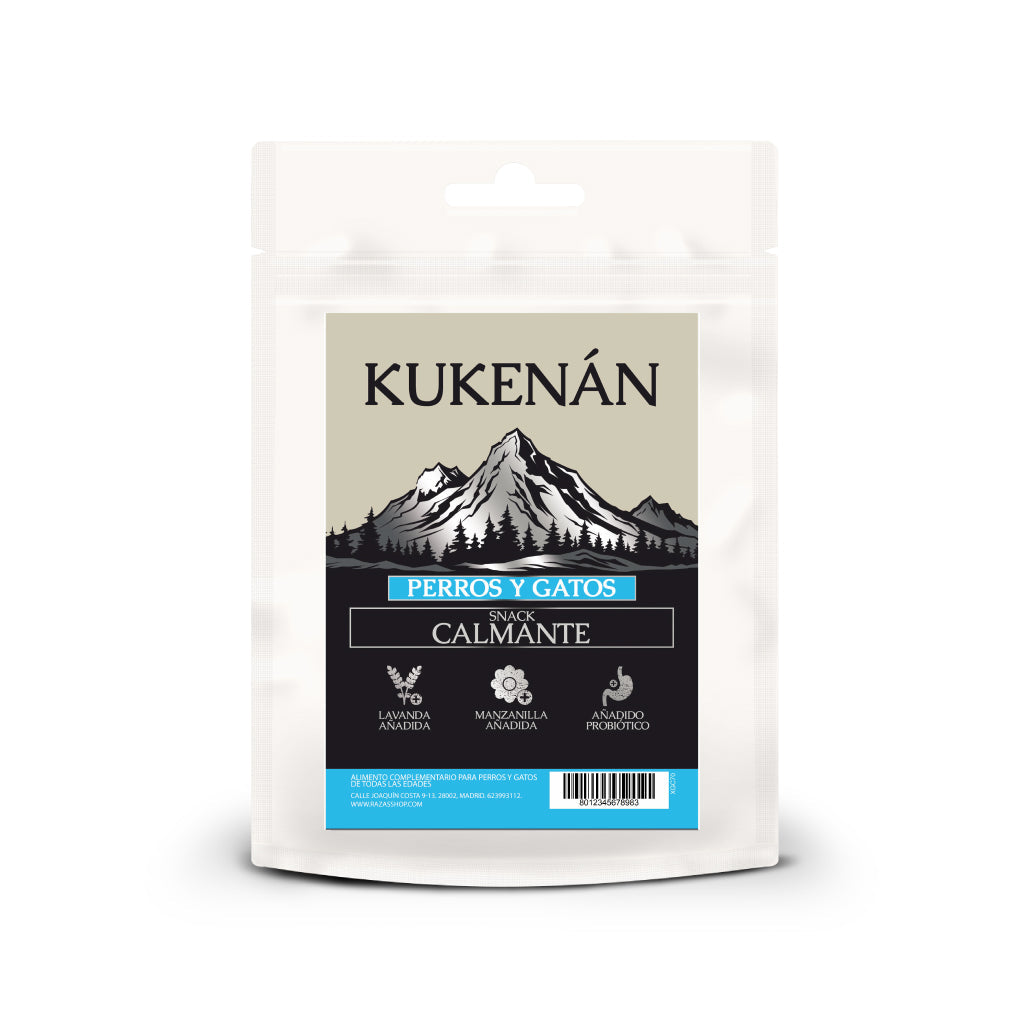 Kukenán Snack Calmante para perros y gatos 70g