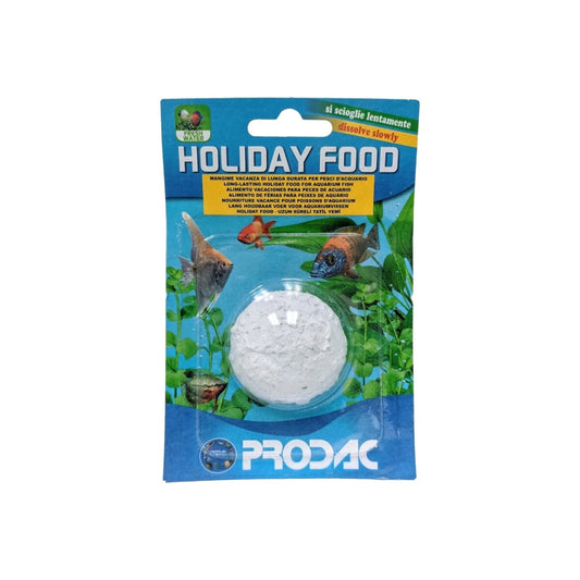 Comida para Peces en Vacaciones – Prodac Holiday Food, Pastilla de 12 Días