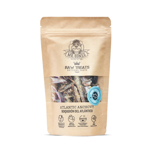 Mr Bones Raw Treats Boquerón del Atlántico 45g