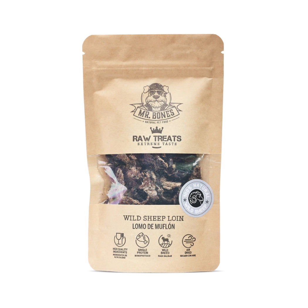 Mr Bones Raw Treats Lomo de Muflón 45g