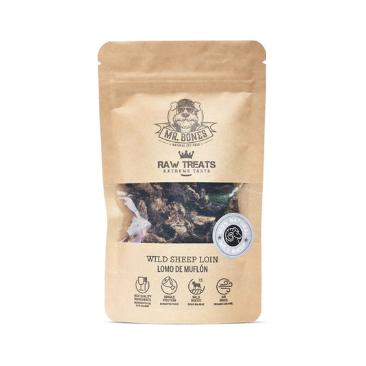 Mr Bones Raw Treats Lomo de Muflón 45g